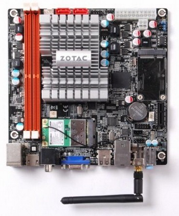 Zotac NM10-DTX WiFi board
